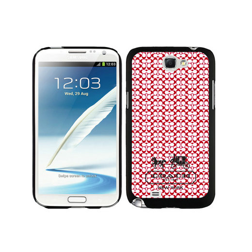 Coach In Confetti Signature Red Samsung Note 2 Cases DTM | Coach Outlet Canada
